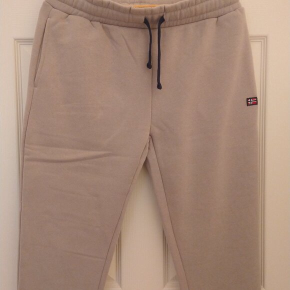 New Norway 1963 Designer Sweatsuit (Beige) Jacket (XL) Pants (L) - Picture 3 of 12